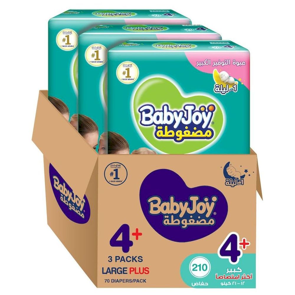 Compressed Diamond Buy BabyJoy - Compressed Diamond Pad Diapers - Size 4+ Large Plus - 12 ...