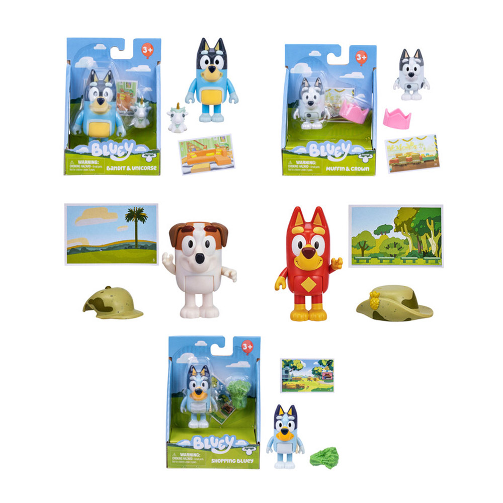 Bluey - Story Starter Figure Pack - Style May Vary - 2 Pc Set