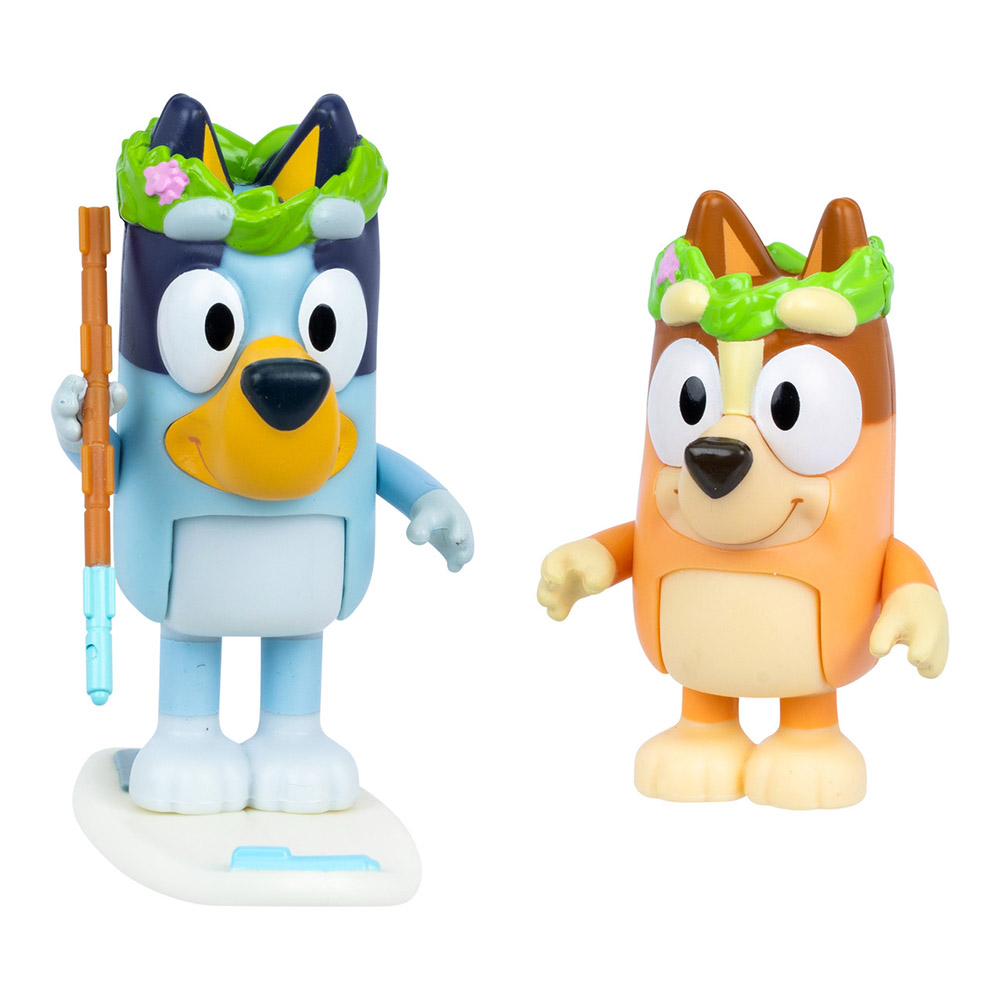 Bluey - Rug Island Figure - 2 Pc Set