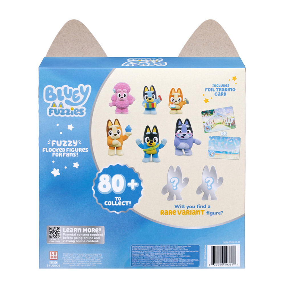 Bluey - Fuzzies Deluxe Figure Pack - 6 Pc Set