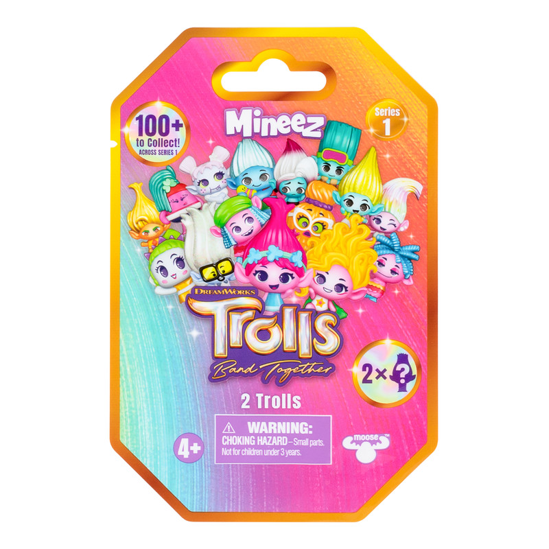 Trolls - S1 Mineez Figure - Style May Vary - 2 Pcs