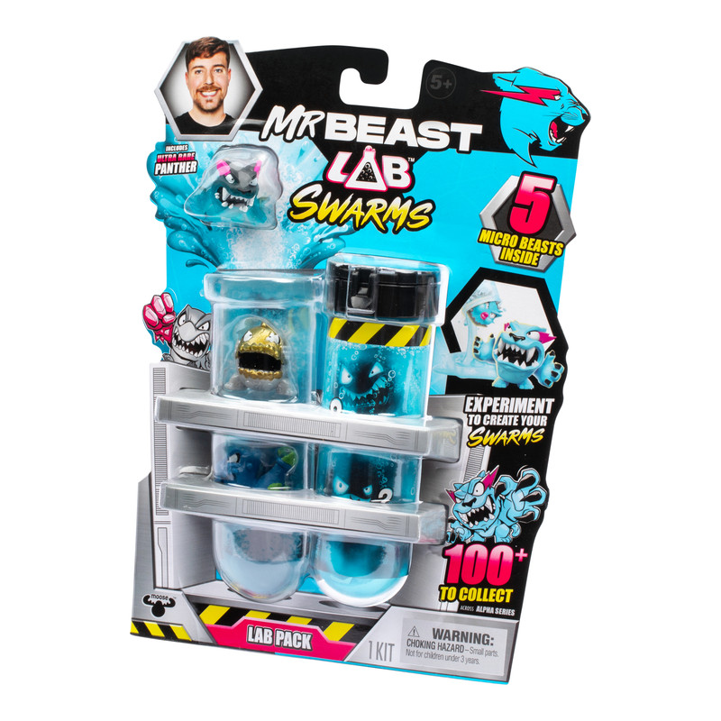 Mr Beast - Lab Swarms Biomites Playset - Multicolor - 5 Pcs