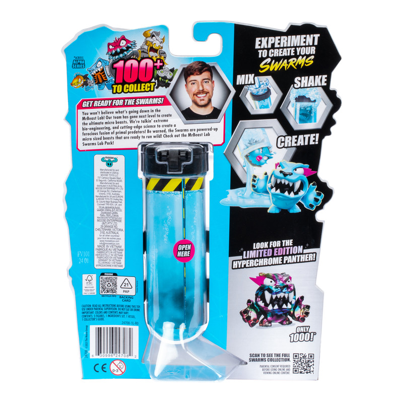Mr Beast - Lab Swarms Biomites Playset - Multicolor - 5 Pcs