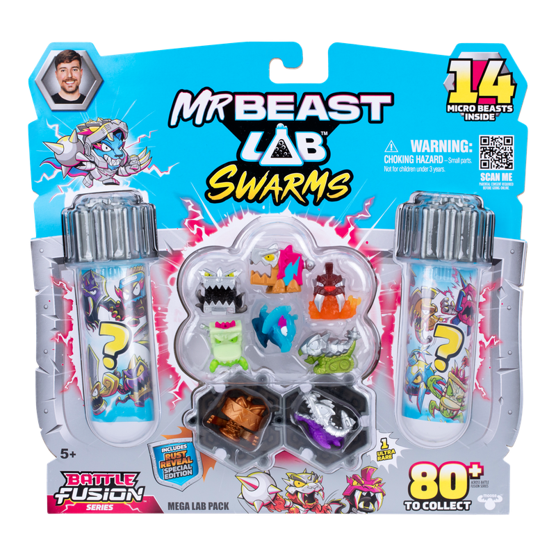 Mr Beast Lab - Swarms S4 Mega Lab Pack - Style May Vary - Style 1 - 14 Pcs