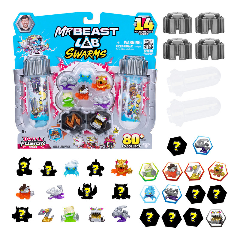 Mr Beast Lab - Swarms S4 Mega Lab Pack - Style May Vary - Style 2 - 14 Pcs