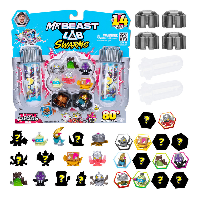 Mr Beast Lab - Swarms S4 Mega Lab Pack - Style May Vary - Style 3 - 14 Pcs