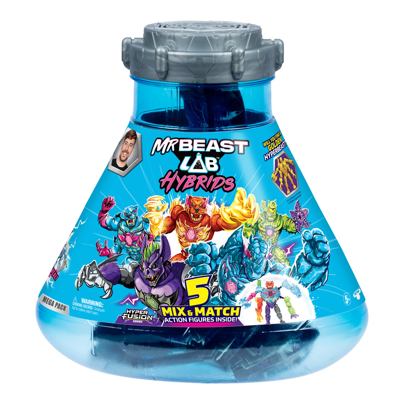 Mr Beast Lab - Hybrids Action Figure - Style May Vary - 5 Pcs