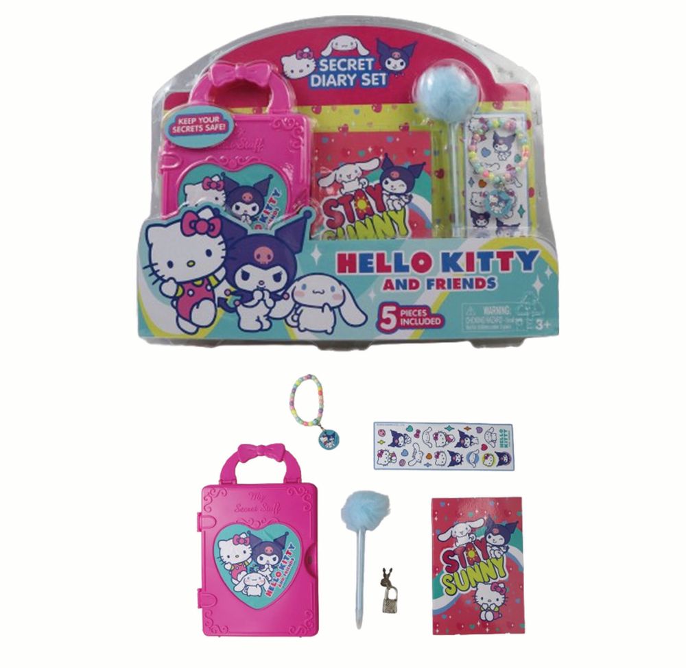 Hello Kitty - Secret Diary Set - 5 Pc Set
