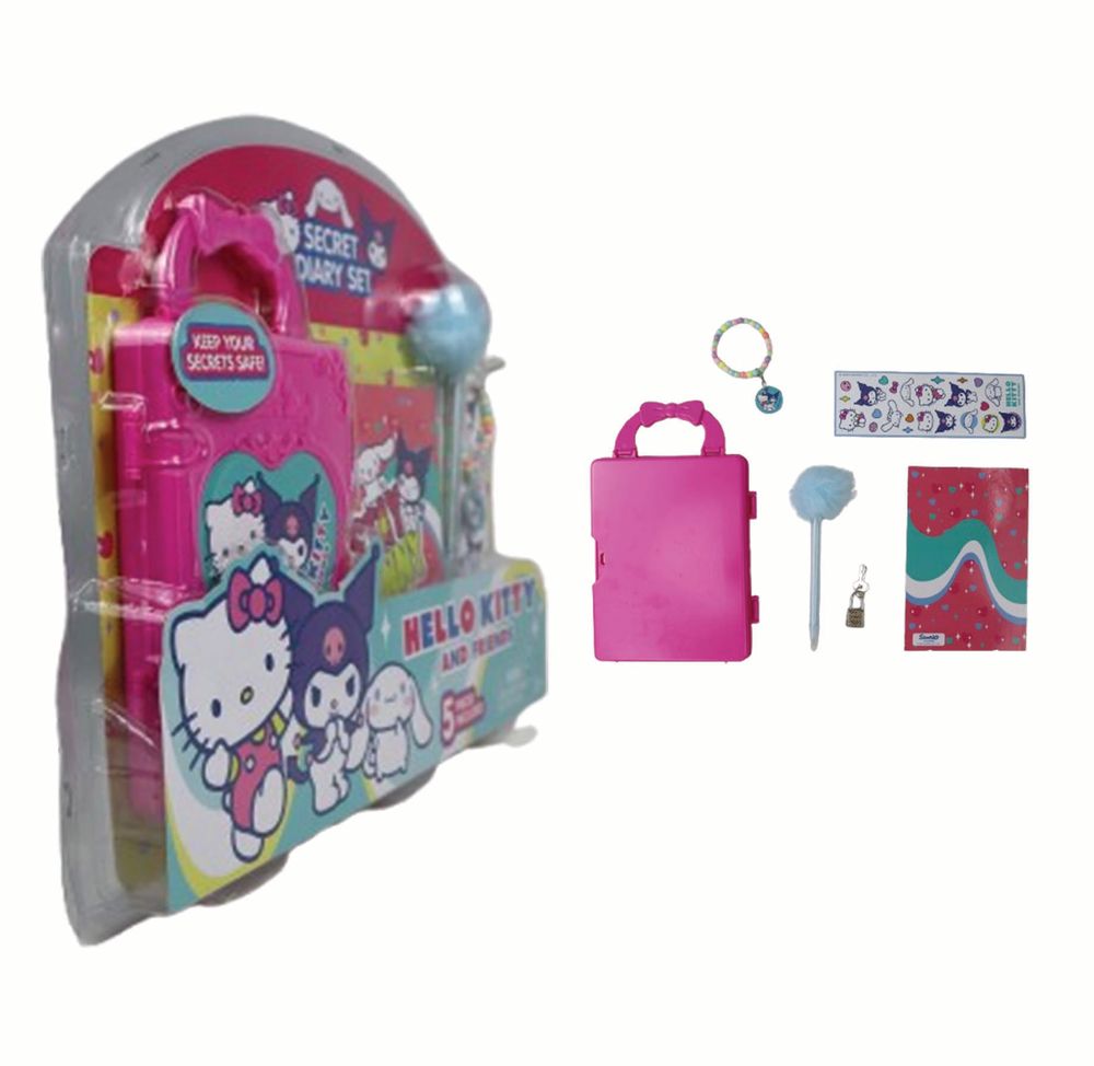 Hello Kitty - Secret Diary Set - 5 Pc Set