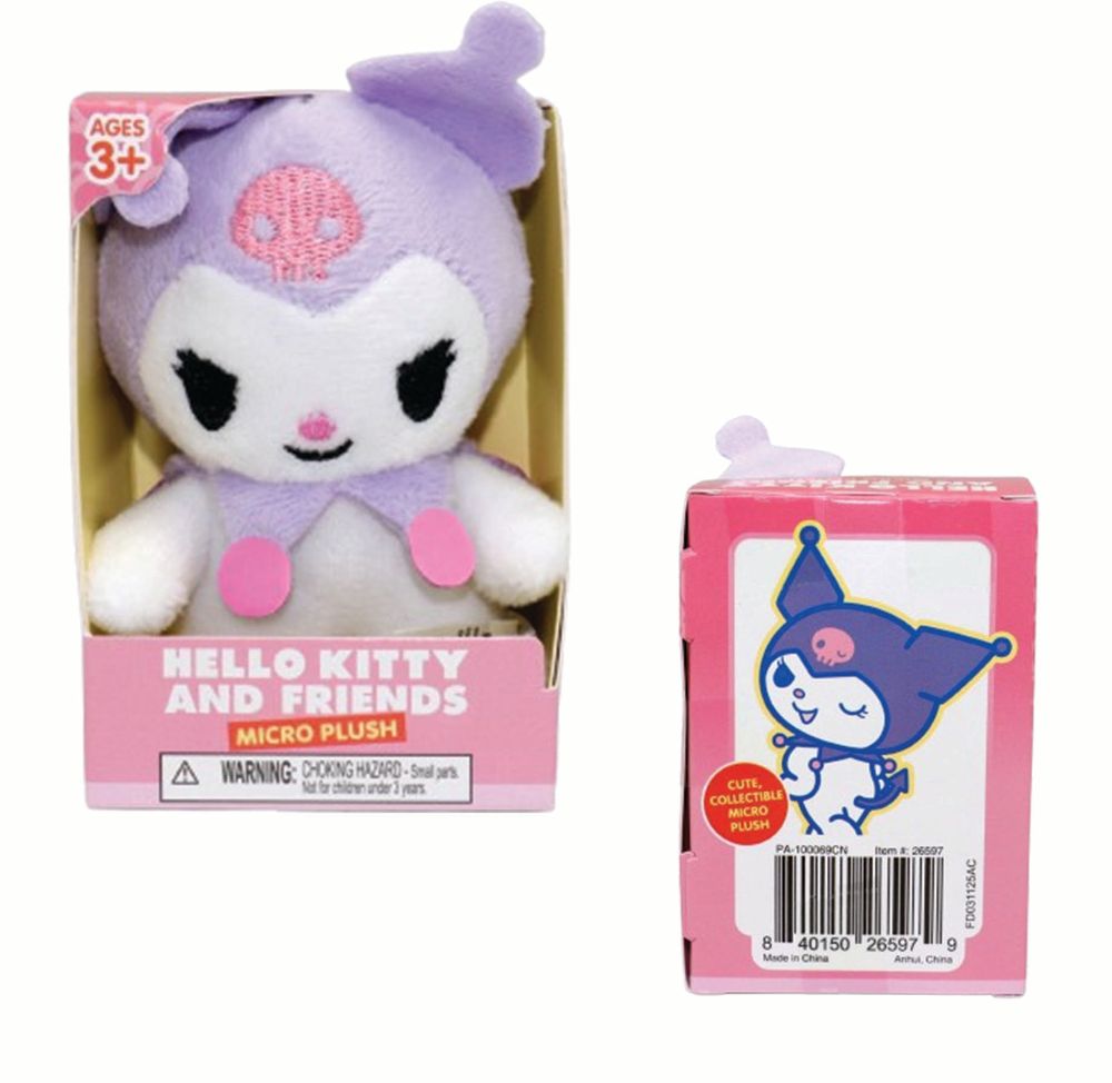 Hello Kitty - Micro Kuromi Plush - 3-inch