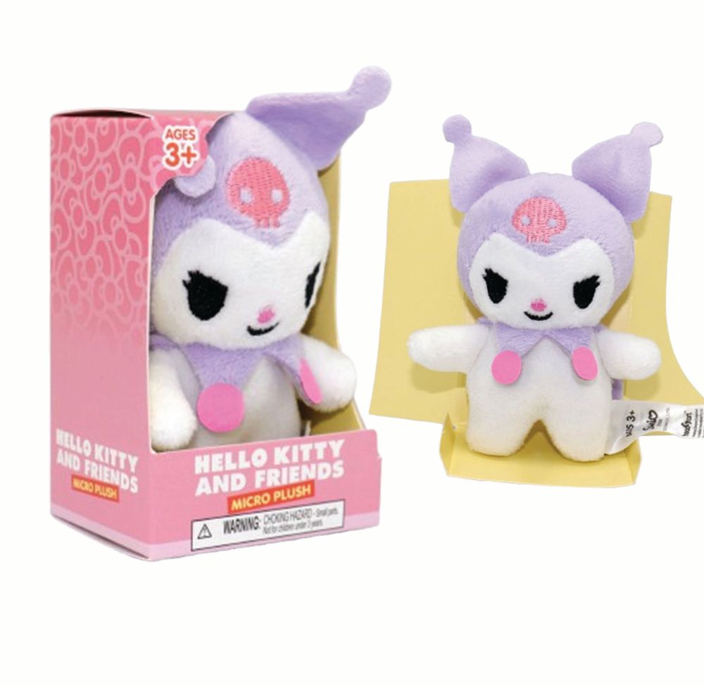 Hello Kitty - Micro Kuromi Plush - 3-inch