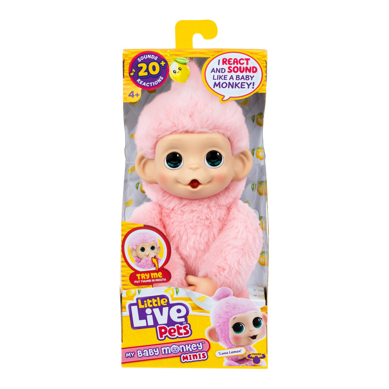 Little Live Pets - My Baby Monkey - Luna Lemon