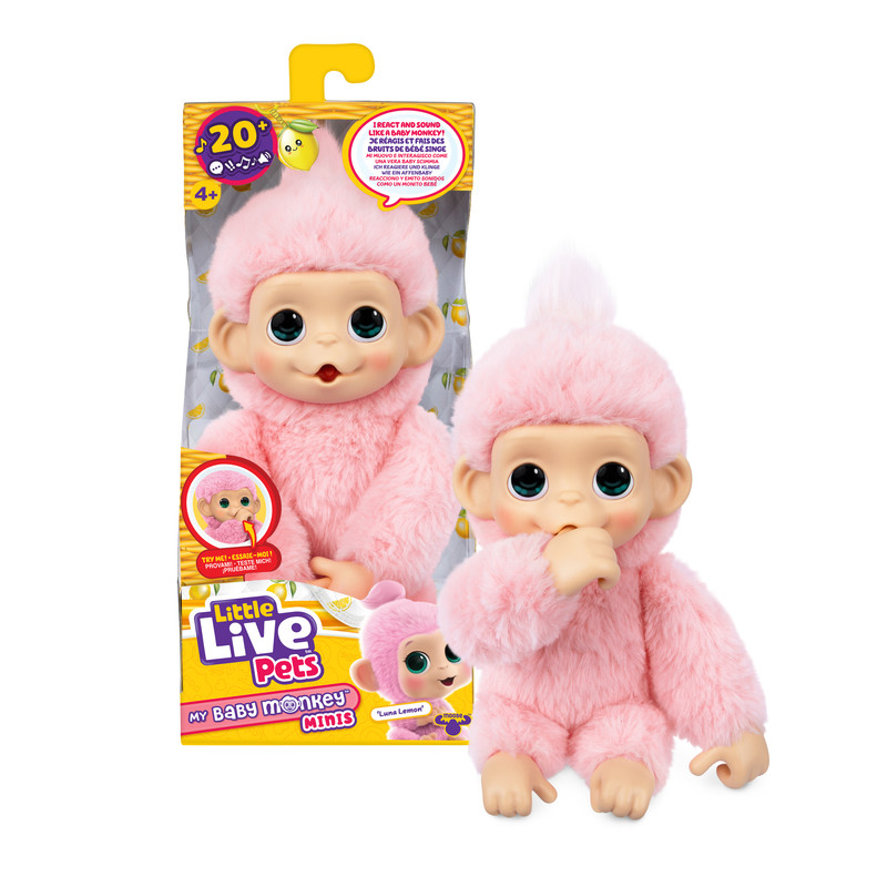 Little Live Pets - My Baby Monkey - Luna Lemon