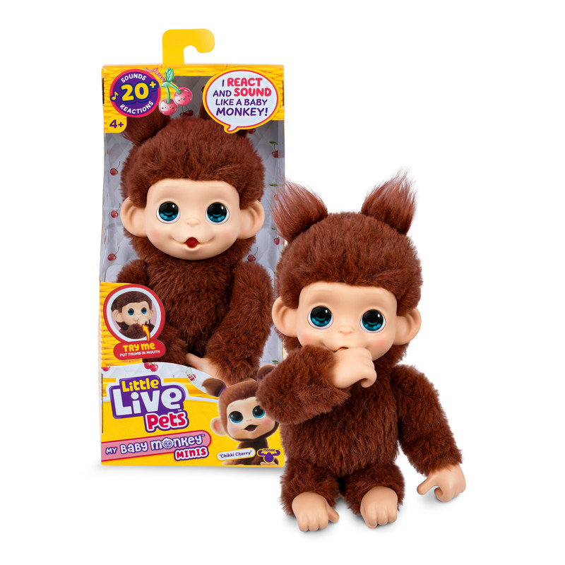Little Live Pets - My Baby Monkey - Chikki Cherri