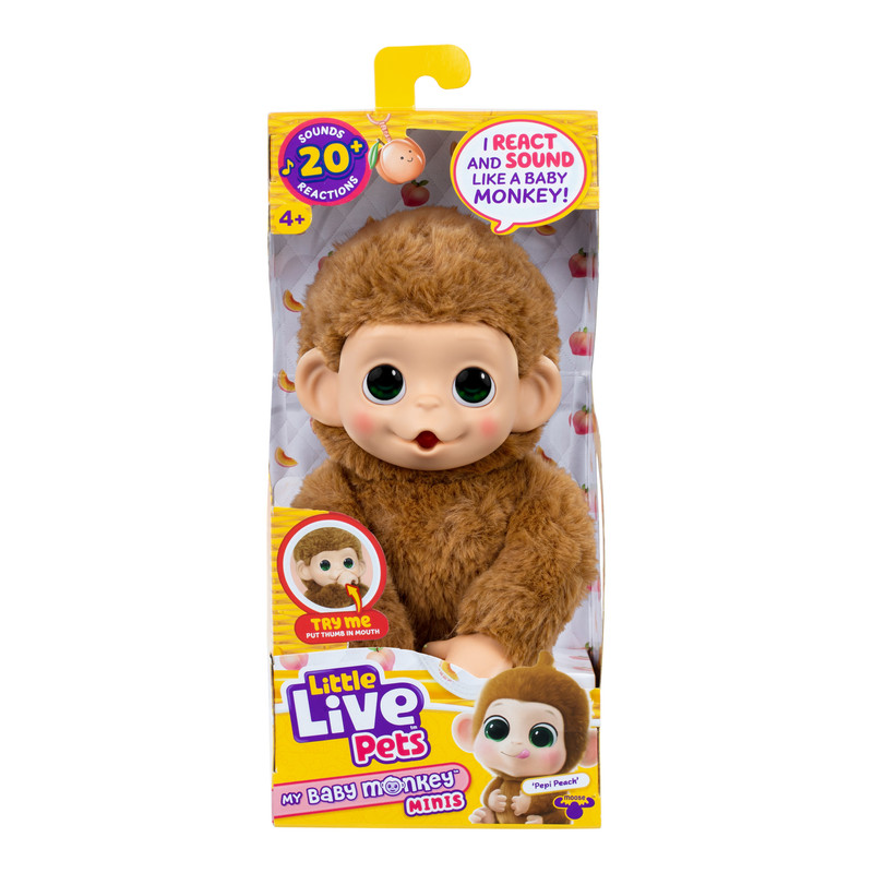 Little Live Pets - My Baby Monkey - Pepi Peach