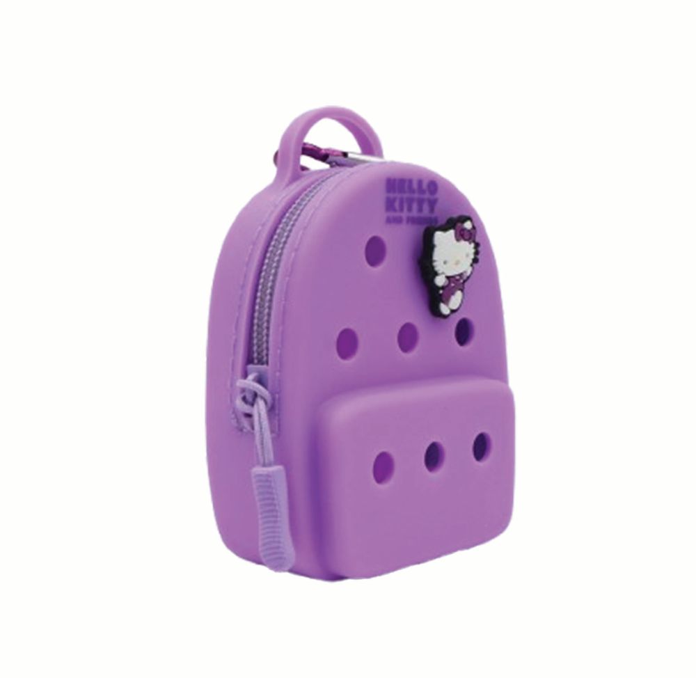 Hello Kitty - Mini Charm Backpack Bag - Purple