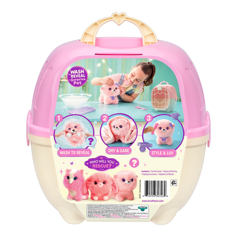 Scruff A Luvs Pet Pink Pack - 1pc - Style May Vary