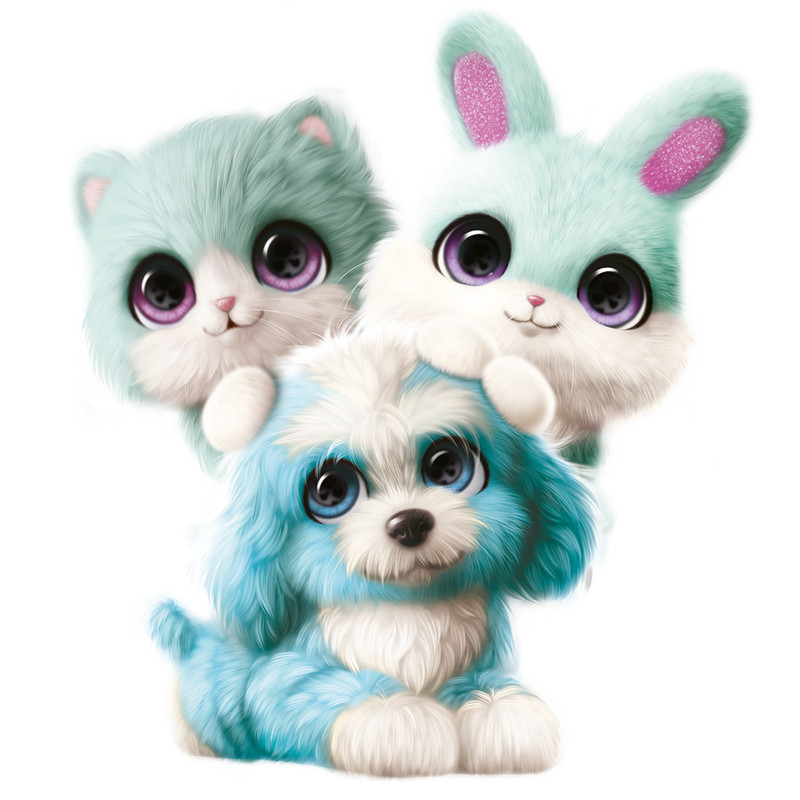 Scruff A Luvs Pet Blue Pack - 1pc - Style May Vary