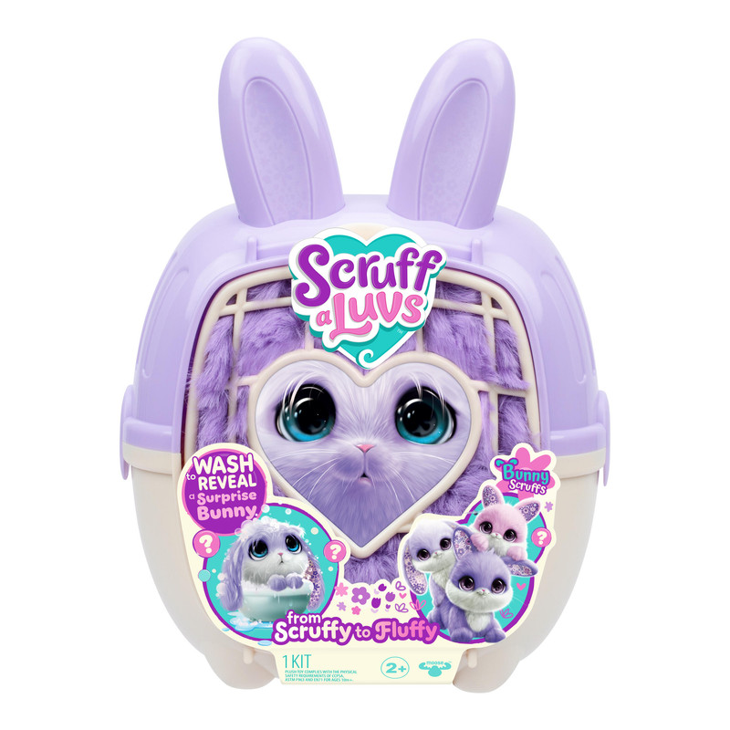 Scruff A Luvs - S2 Bunny Plush Toy - Style May Vary - 1Pc