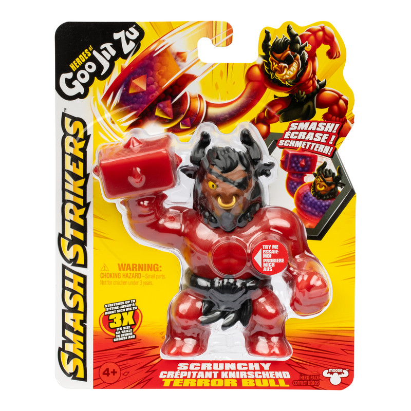 Heroes of Goo Jit Zu - Terrorbull Scrunchy Armored Action Figure