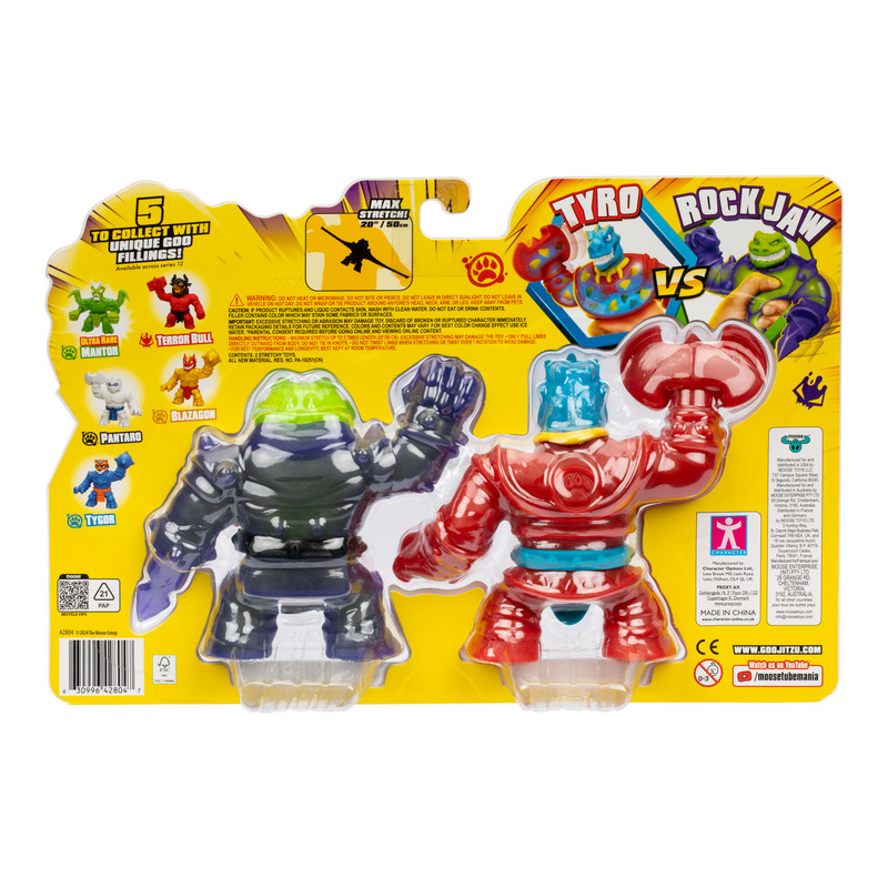 Heroes of Goo Jit Zu - S12 Smash Strikers Versus Pk Tyro Vs Rock Jaw