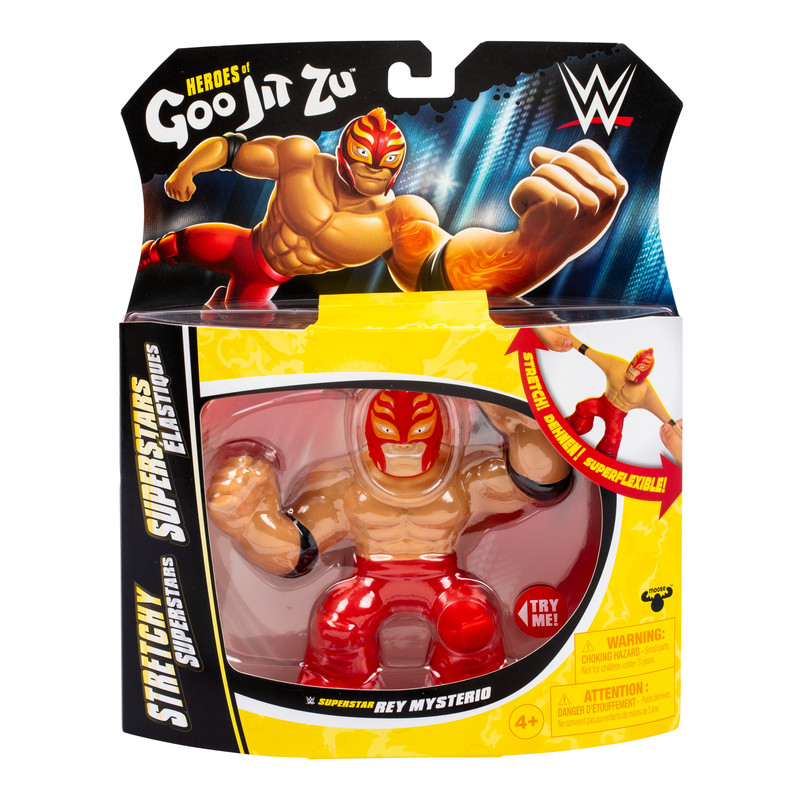 Heroes Of Goo Jit Zu - WWE W1 Stretchy Superstar - Rey Mysterio