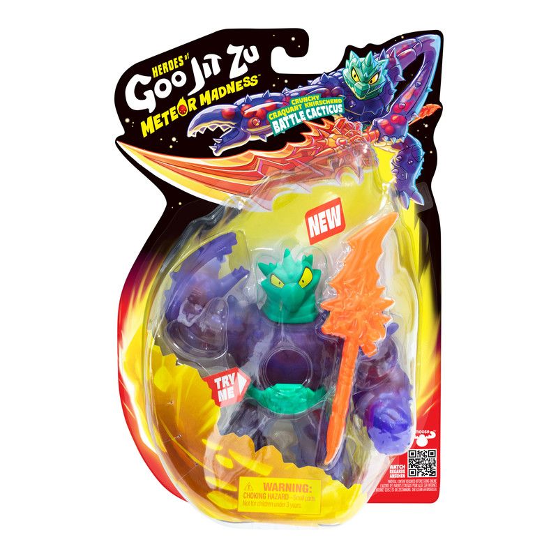 Heroes Of Goo Jit Zu - S14 Meteor Madness Hero Pack - Battle Cacticus