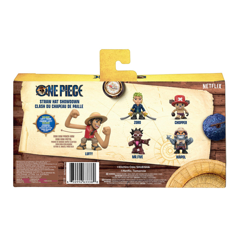 One Piece - Straw Hat Shutdown Mini Figure - Style May Vary - 5 Pcs