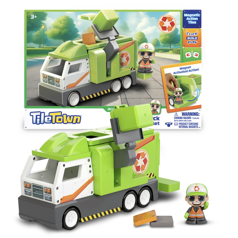 مجموعة بلاط شاحنة إعادة التدوير S2 من Tile Town