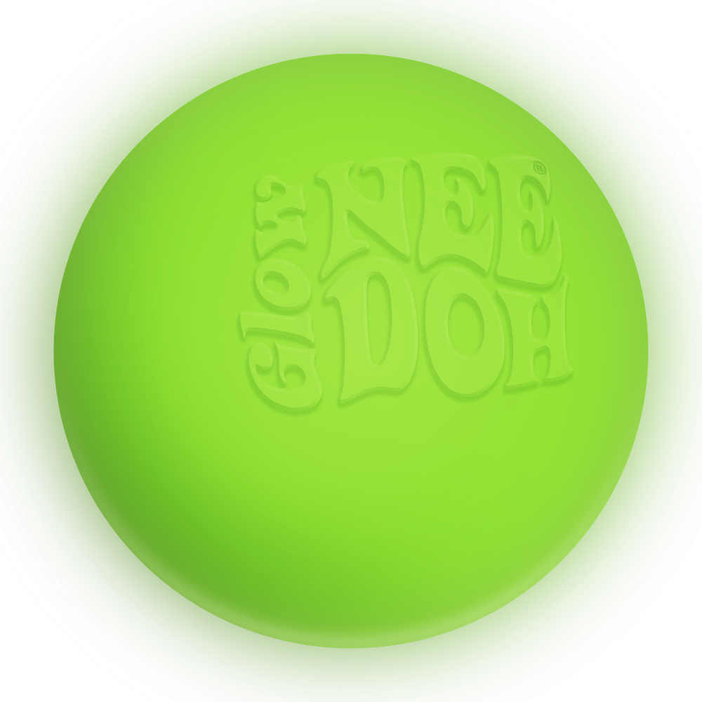 Needoh - Glow In The Dark Schylling Sensory Toy - Color May Vary - 1 Pc
