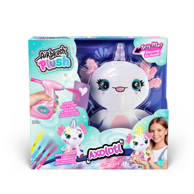 Canal Toys - Airbrush Plush Axolotlcorn Light Up Kit