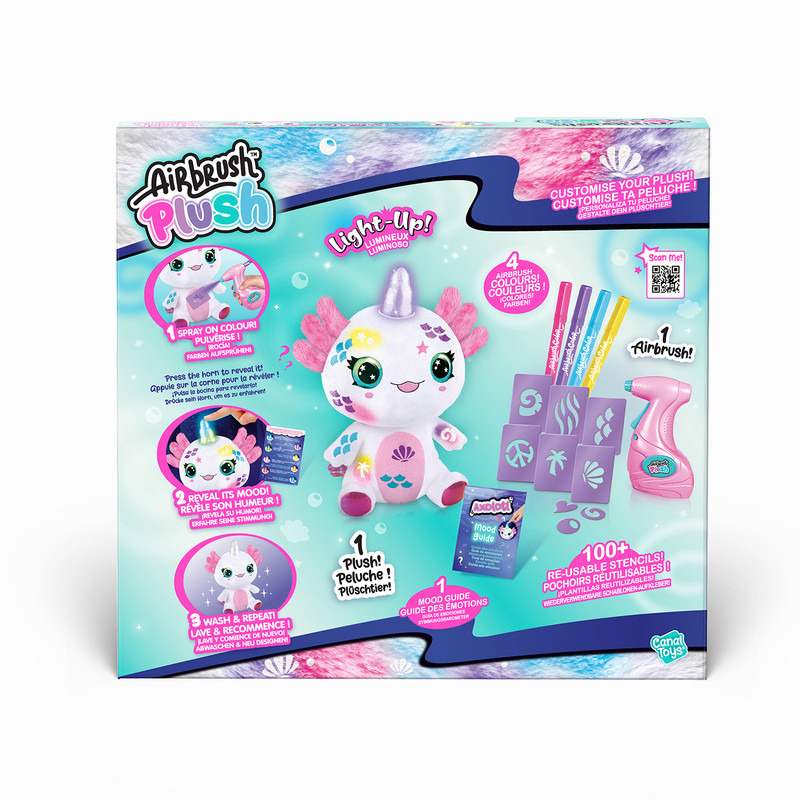 Canal Toys - Airbrush Plush Axolotlcorn Light Up Kit