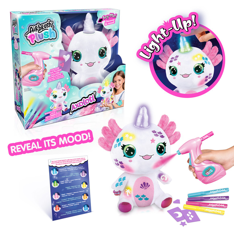 Canal Toys - Airbrush Plush Axolotlcorn Light Up Kit