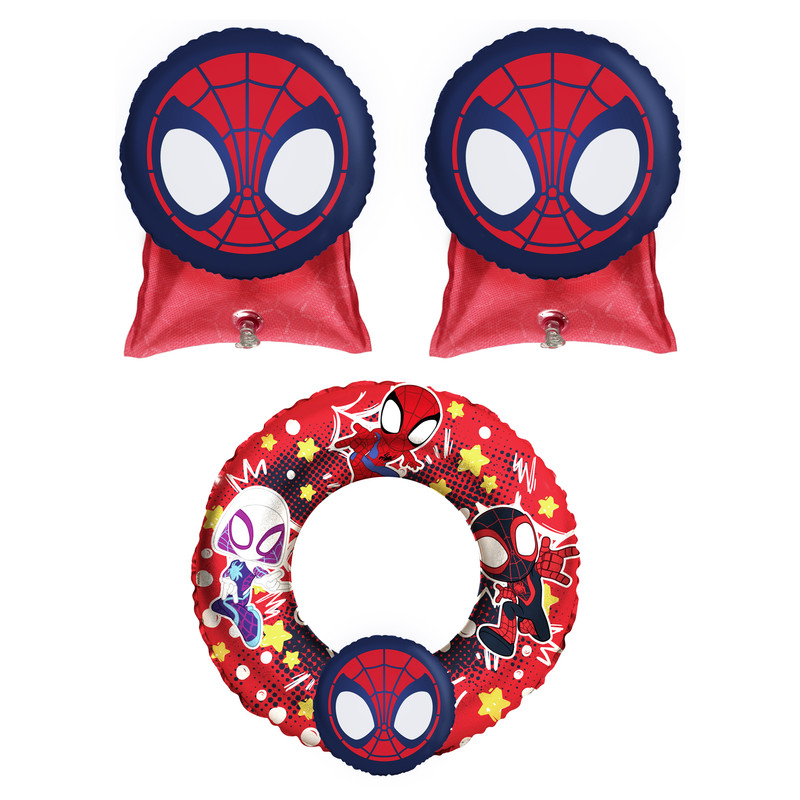 Eolo - Marvel 3D Arm Band And Swim Ring - Spidey