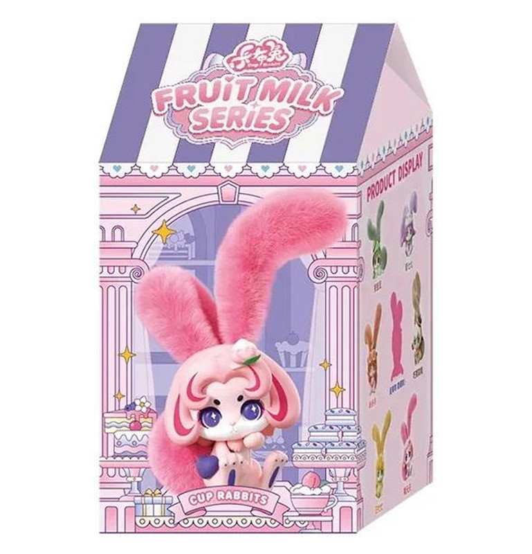 Cup Rabbit - Soft Plush - Fruit Milk - Style May Vary - 1 Pc - 17 cm