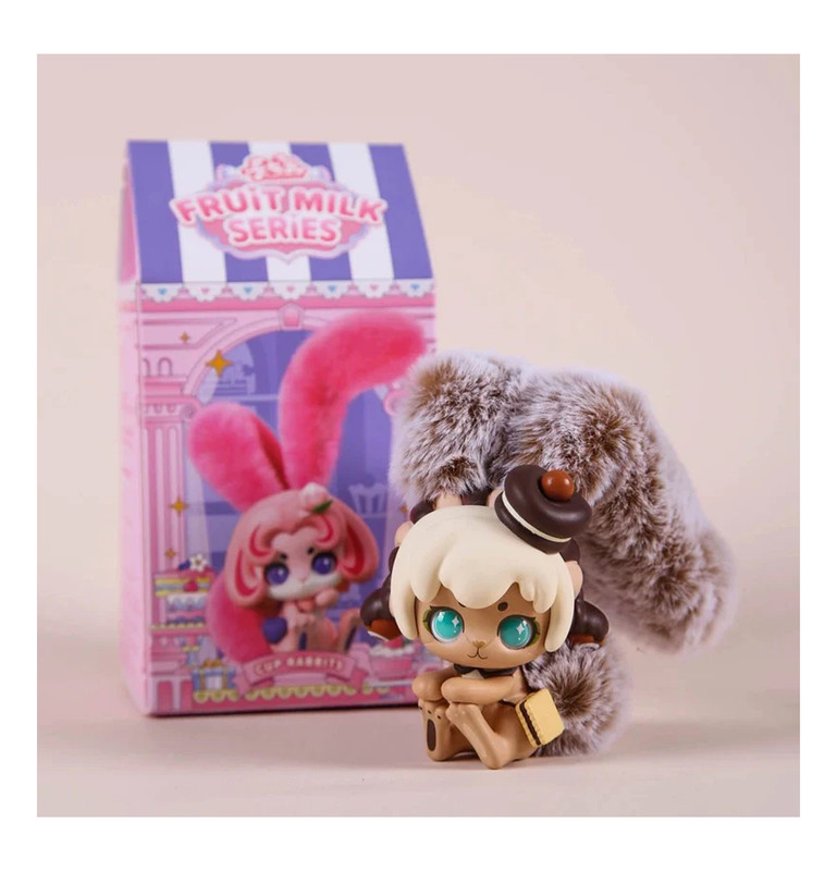 Cup Rabbit - Soft Plush - Fruit Milk - Style May Vary - 1 Pc - 17 cm