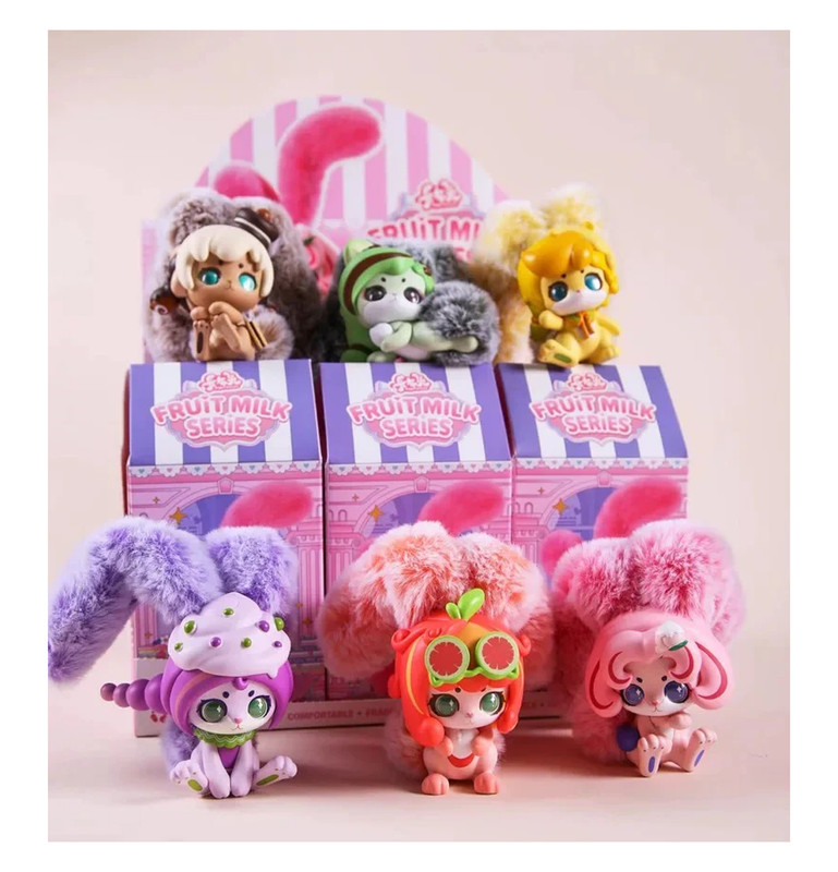 Cup Rabbit - Soft Plush - Fruit Milk - Style May Vary - 1 Pc - 17 cm