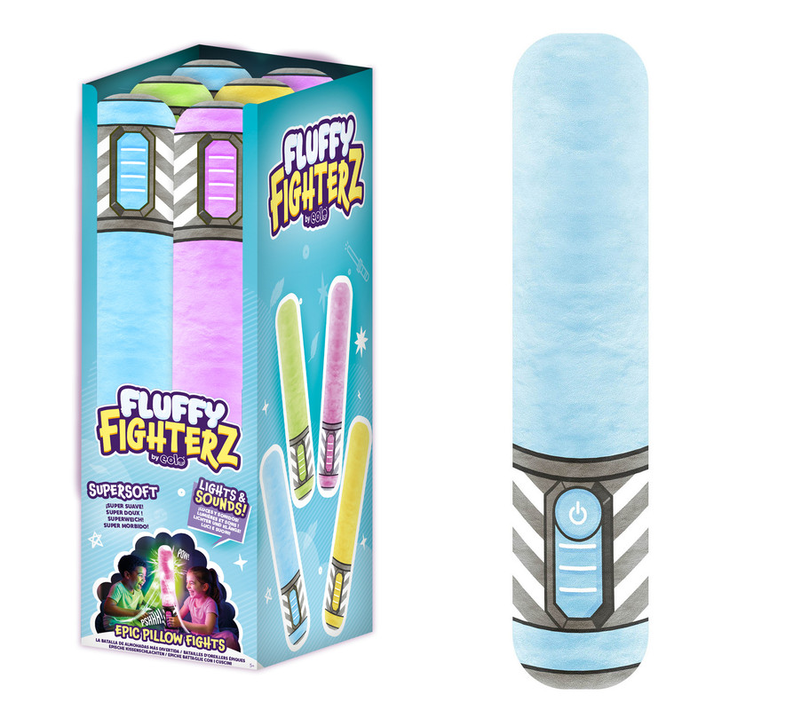 Eolo - Fluffy Fighterz Lightsaber- Assorted - Blue