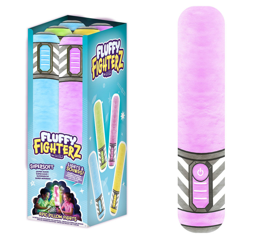 Eolo - Fluffy Fighterz Lightsaber- Assorted - Pink