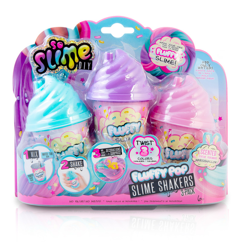 Canal Toys - Slime Shaker Fluffy - Pack of 3