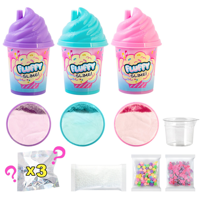 Canal Toys - Slime Shaker Fluffy - Pack of 3