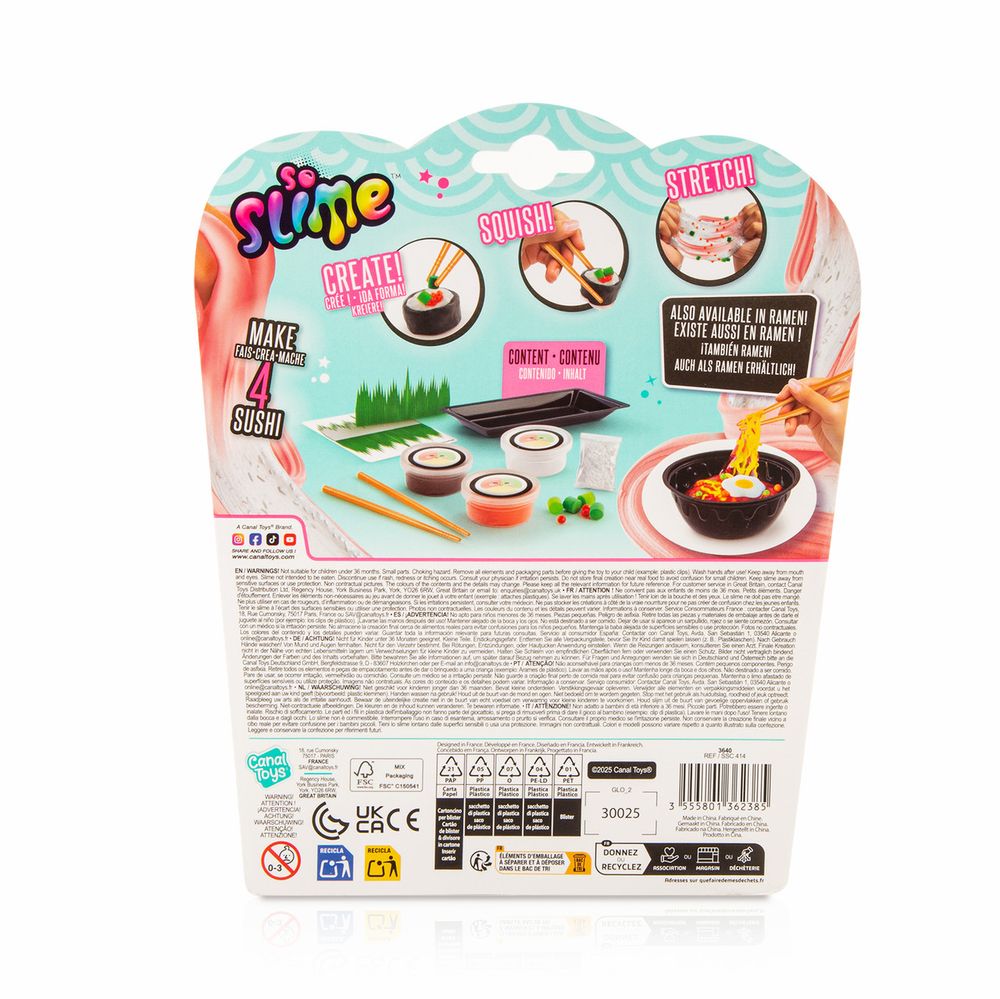 Canal Toys - Sushi Slime Kit