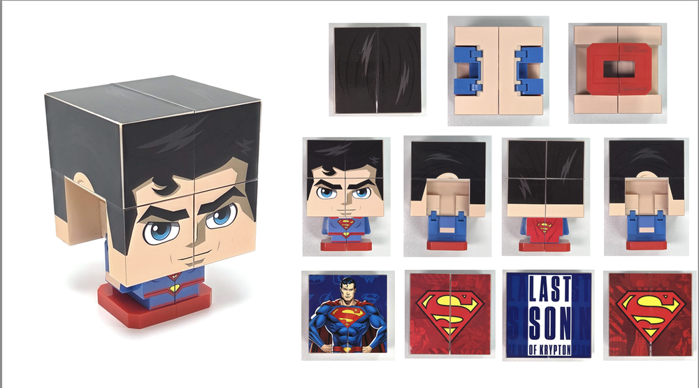 Qubi - Transformable Cube - DC Superman