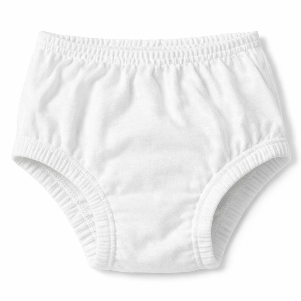 Tummy - 3pc-Set - Baby Cotton Diaper Cover - White