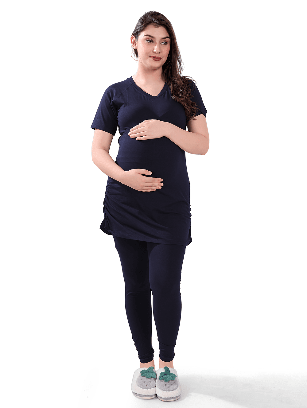 Tummy - Maternity T-Shirt - Blue