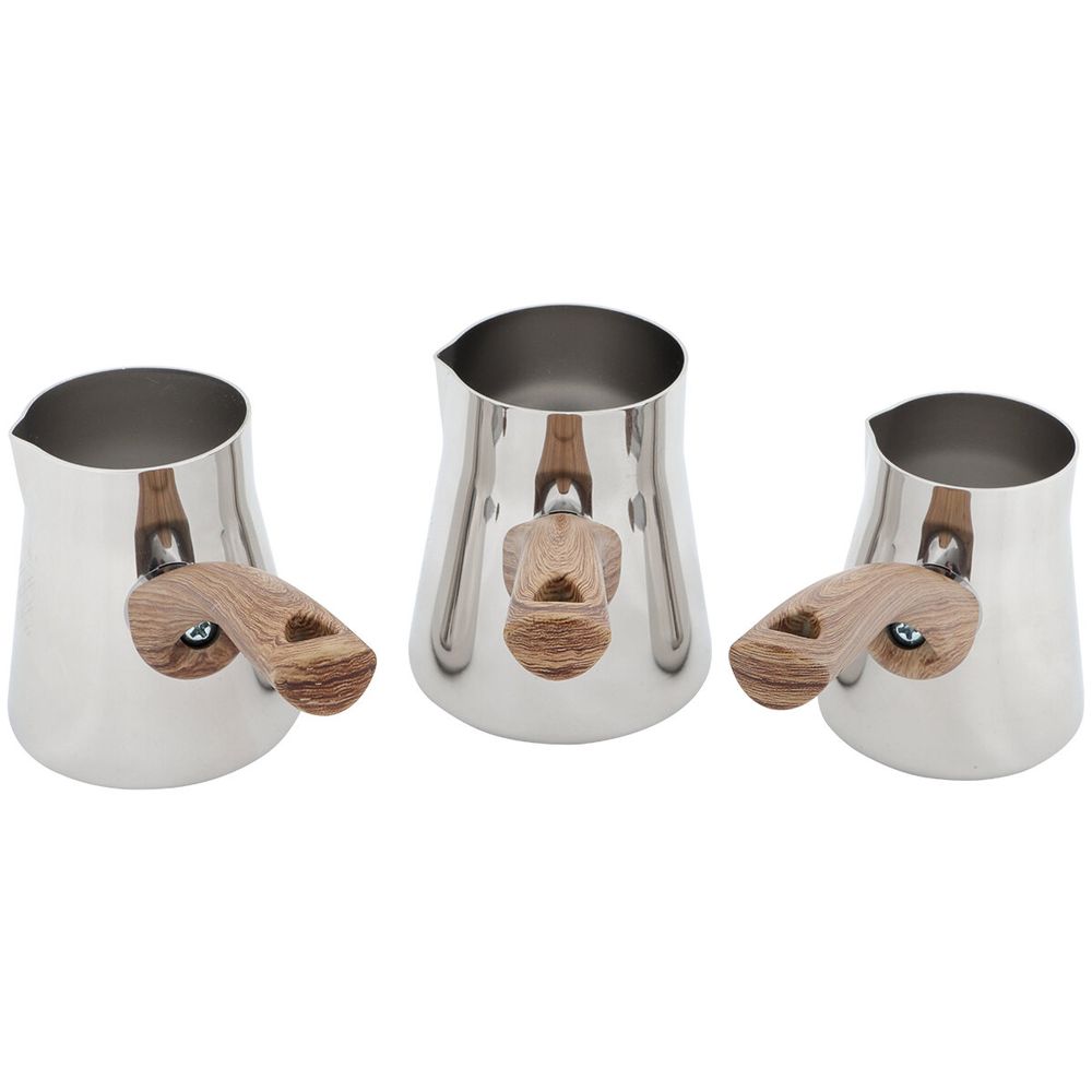 Serenk - Stainless Steel Coffee Pot w/ Stand - 4pcs-Set