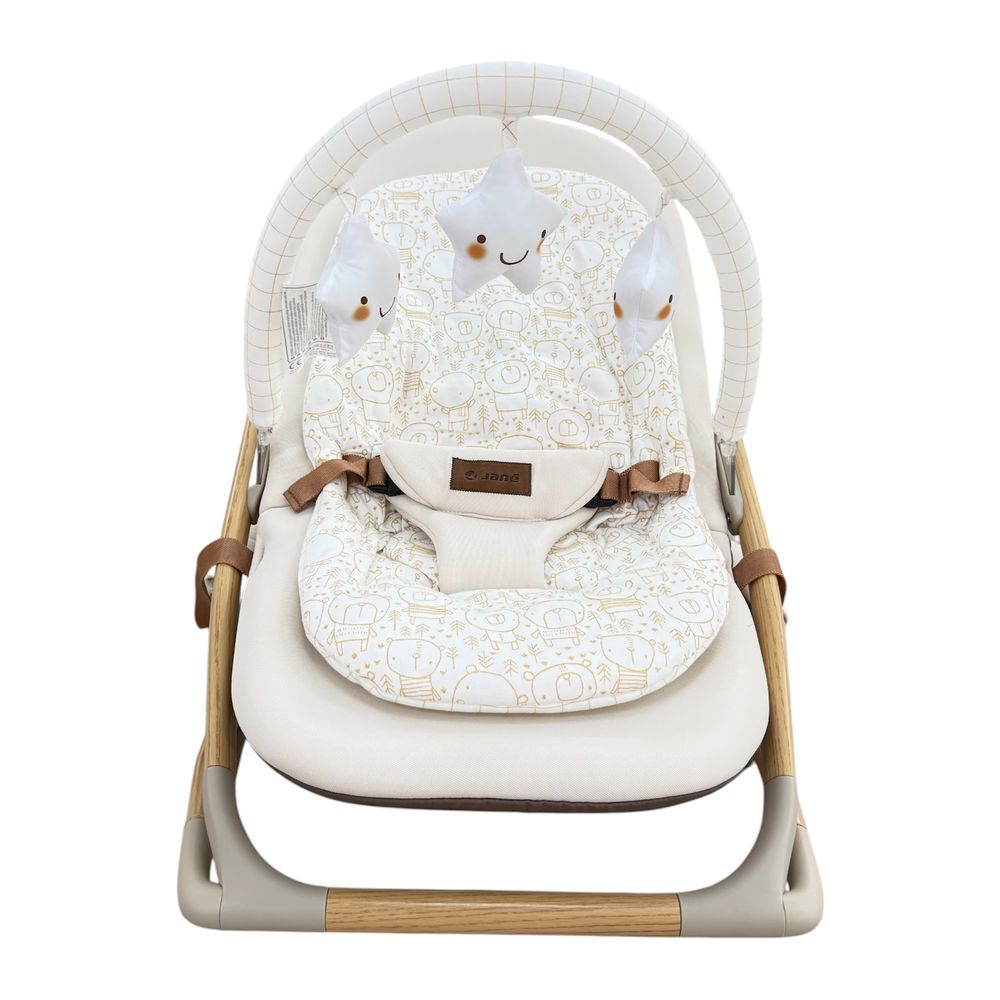 Jane - Fold Baby Bouncer And Rocker With Activity Arch - Glitter