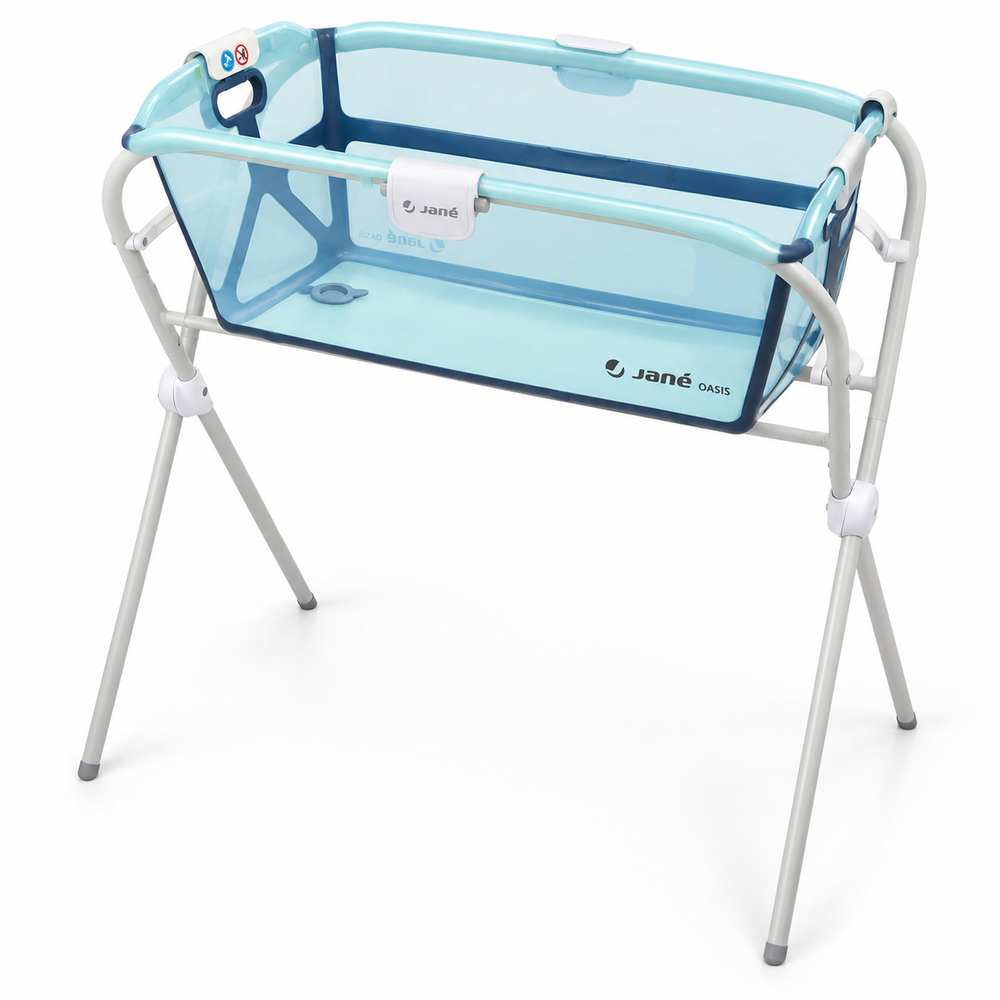 Jane - Oasis Foldable Baby Bathtub With Stand - Blue