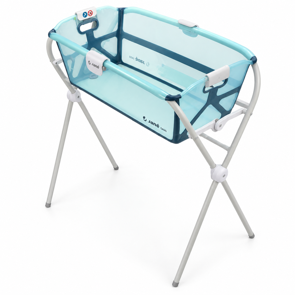 Jane - Oasis Foldable Baby Bathtub With Stand - Blue