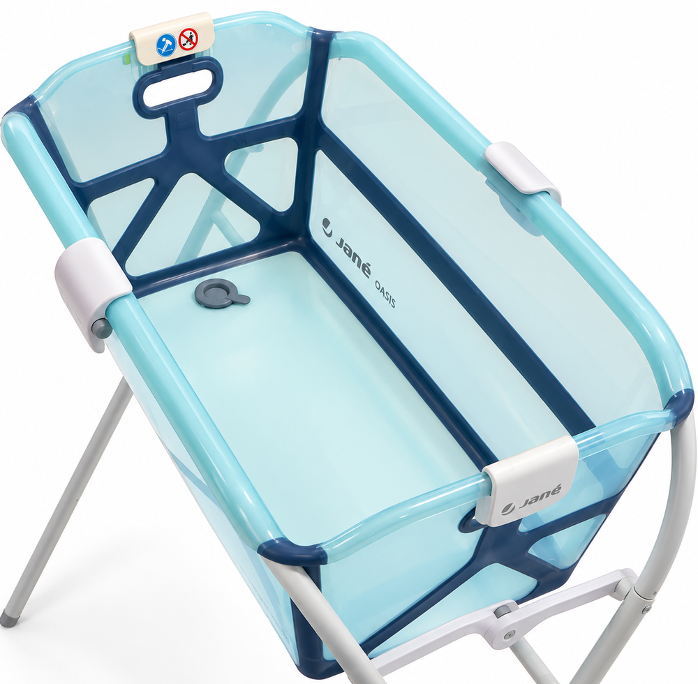 Jane - Oasis Foldable Baby Bathtub With Stand - Blue